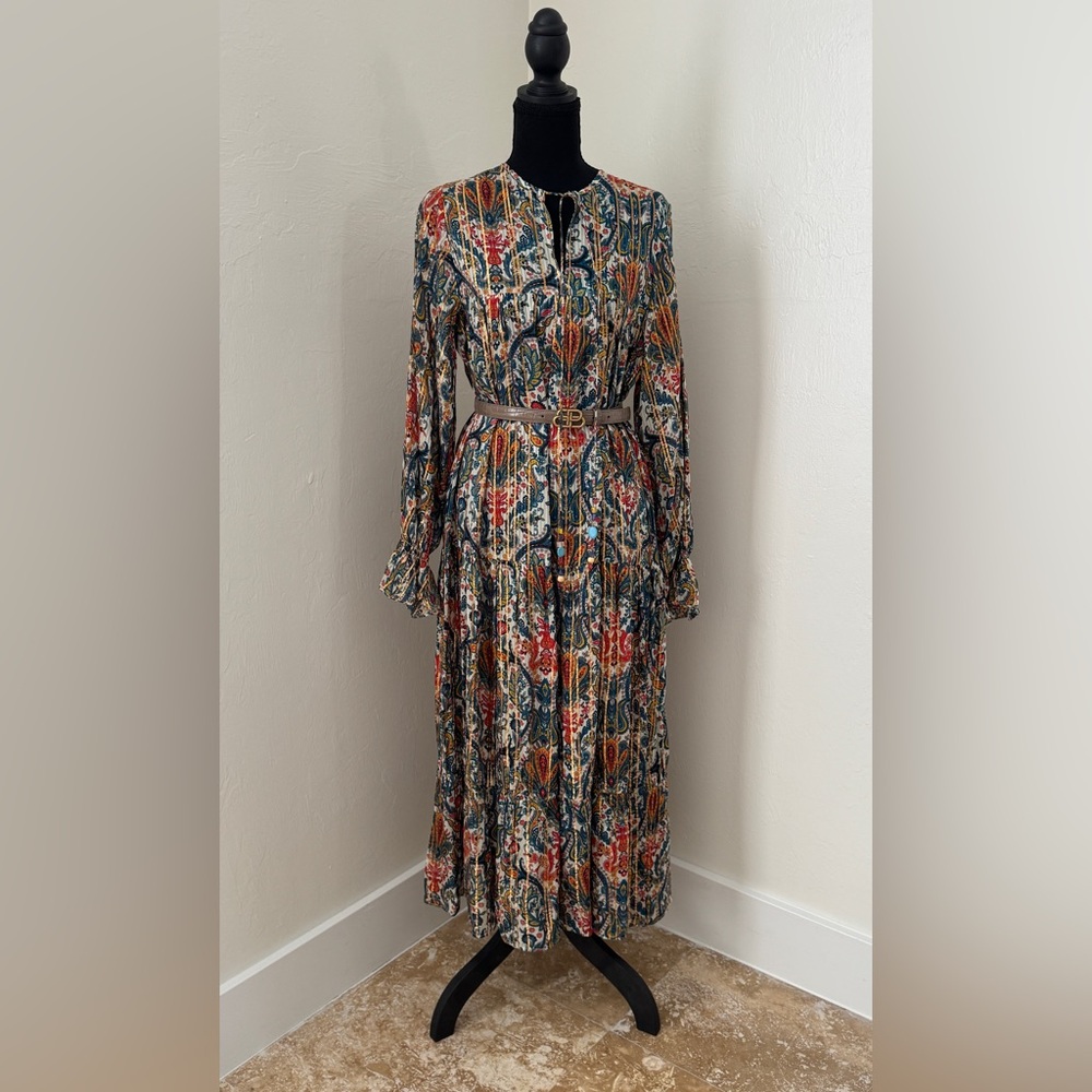 Zara Floral Long Sleeve Dress
